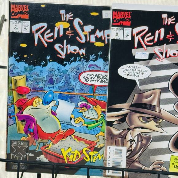 The Ren & Stimpy Show 7-8 17-21 23 25 28 Lot Marvel - Picture 4 of 7